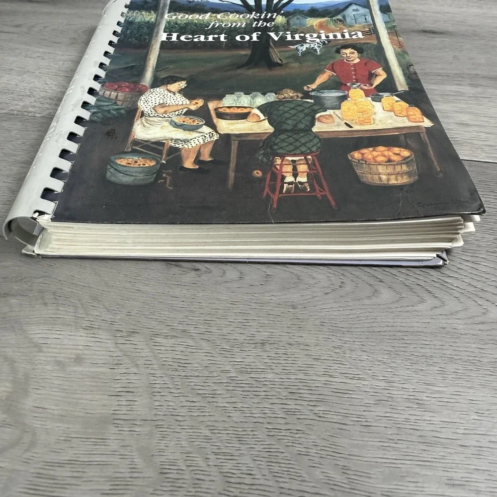 Vintage Good Cookin' From The Heart Of Virginia Cookbook Junior League Lynchburg